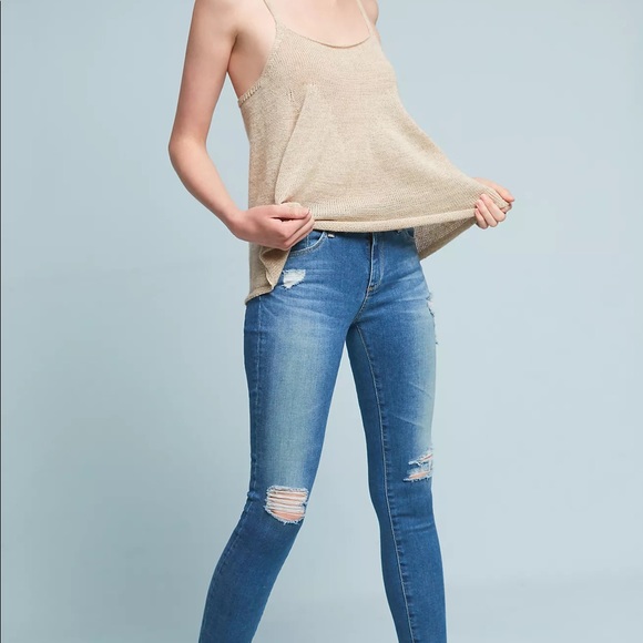 Anthro AG The Middi Mid-Rise Skinny Ankle Jeans - Picture 3 of 16